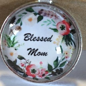 Blessed mom necklace or keychain